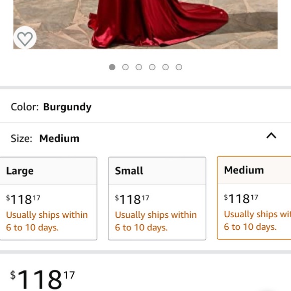 Women's Summer Dress Lace Up Back Satin Bridesmaid, Prom, evening Dress - Picture 7 of 16